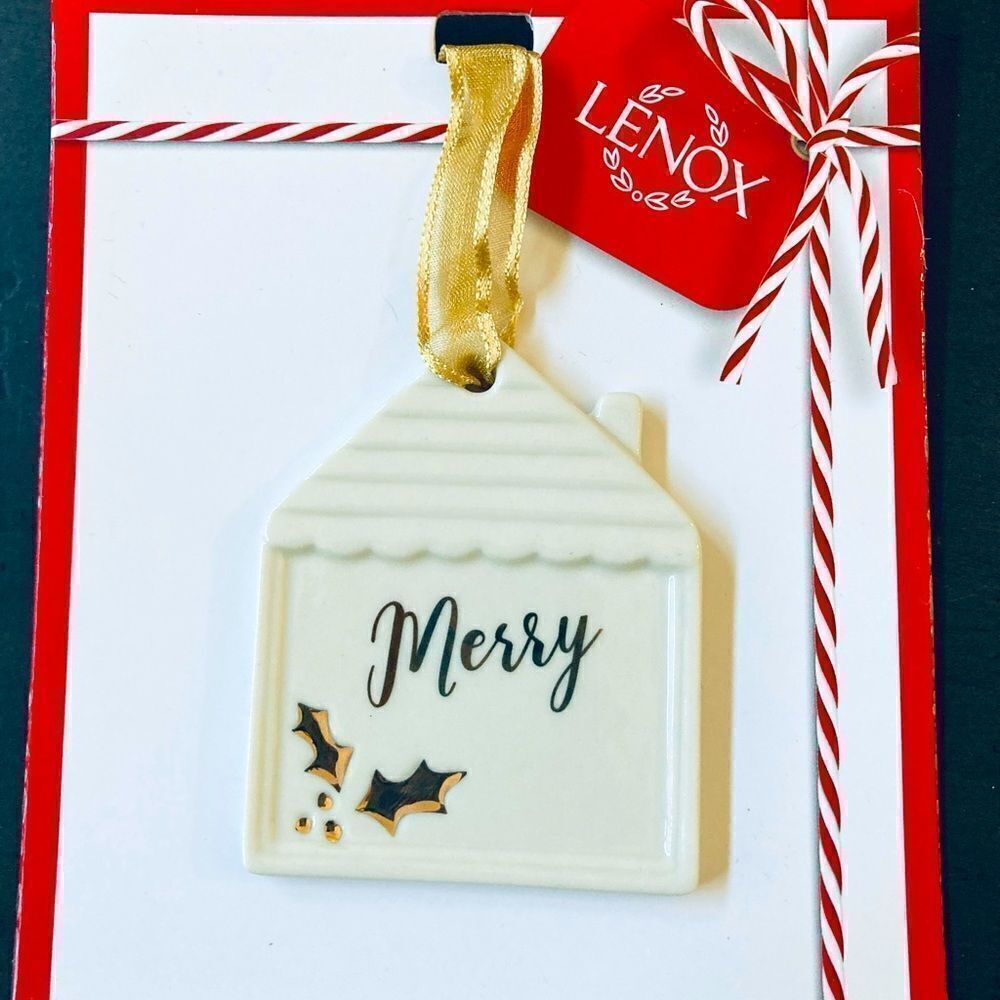 Lenox “Merry” Christmas Holiday Gift Tag
